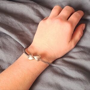 Hearts Bangle Bracelet